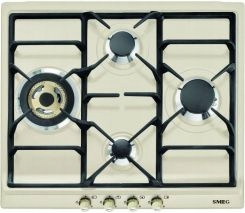 Plynová varná doska SMEG SR764PO Cortina Cream