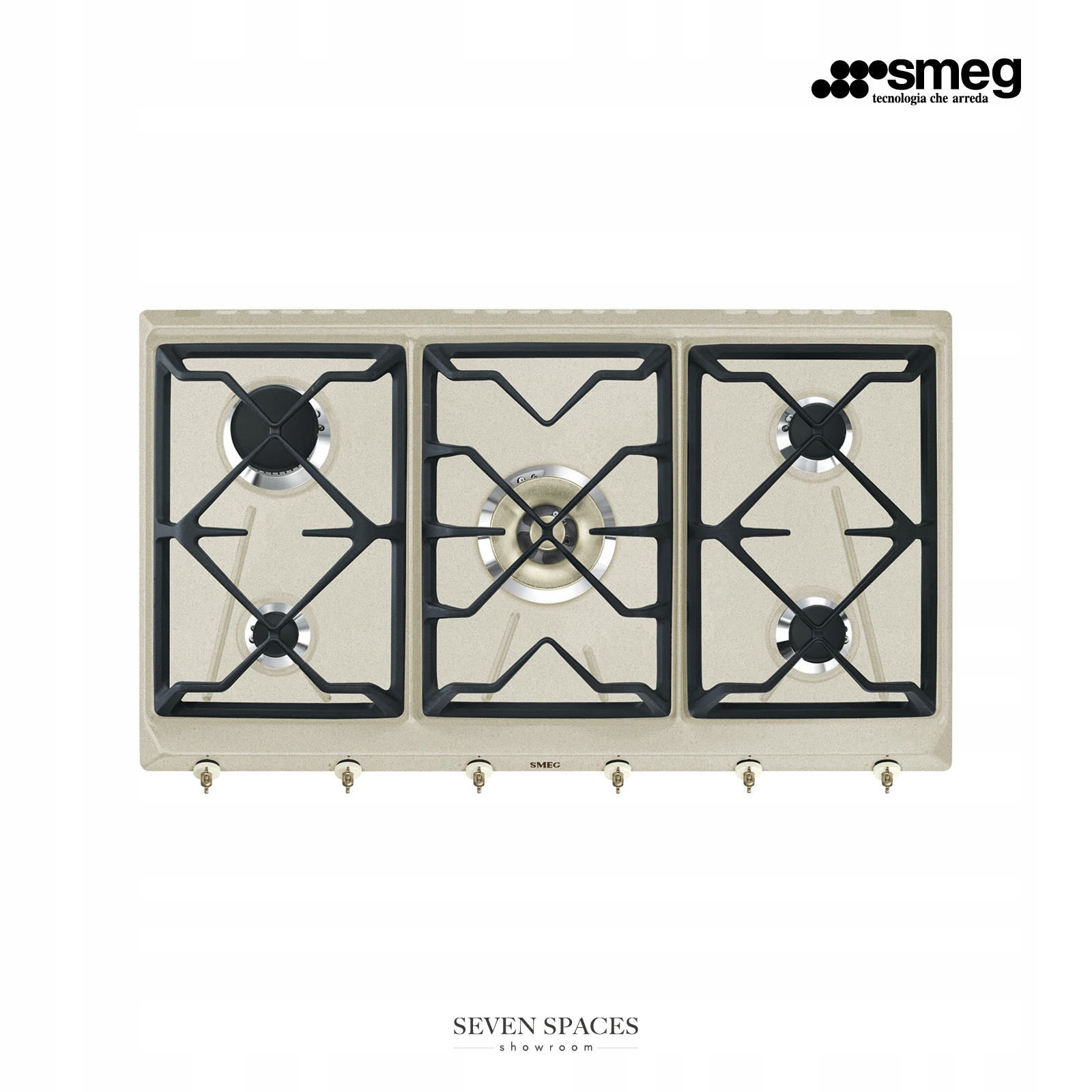 plynová doska SMEG SRV896AVOGH2 svetlo bronz