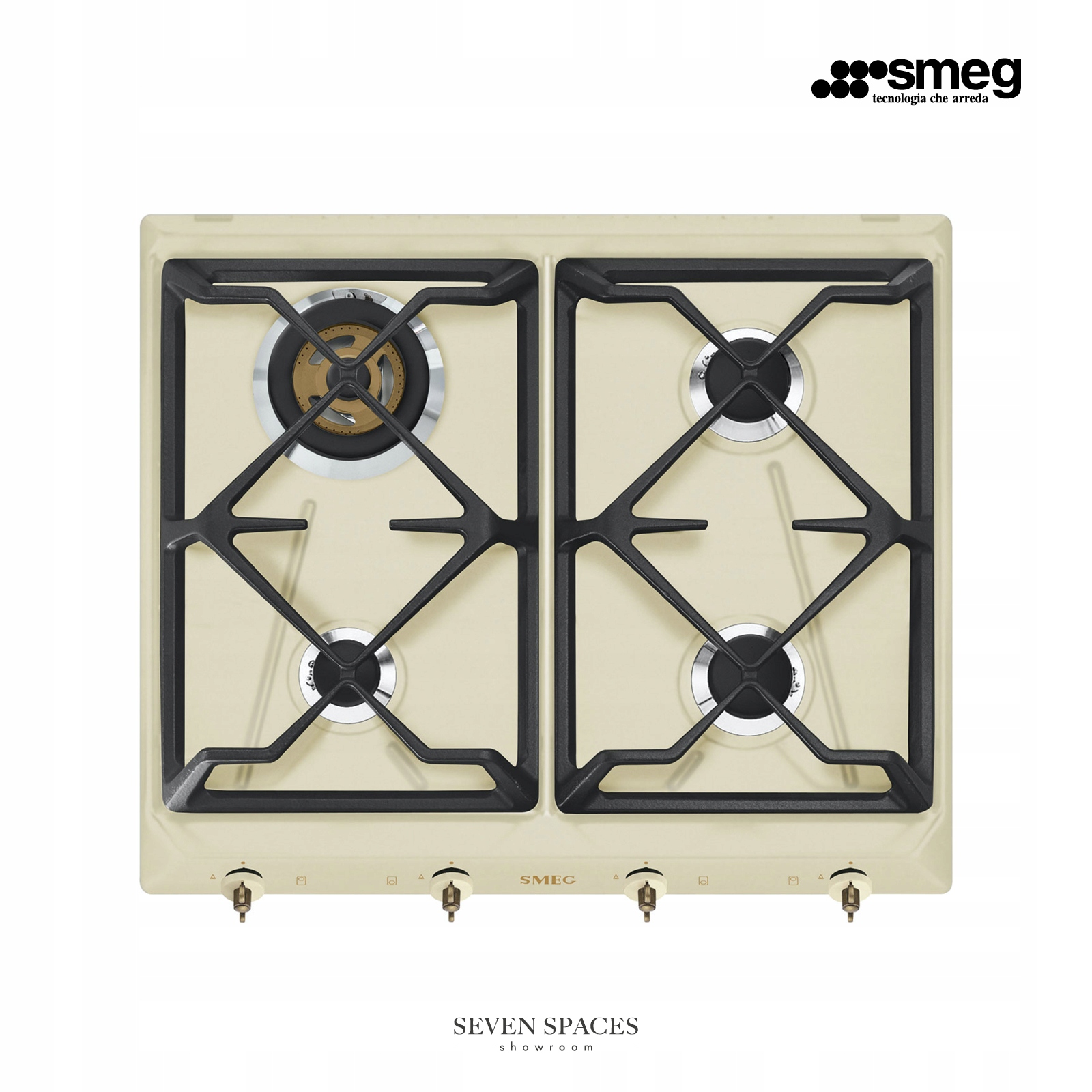 Plynová doska SMEG SRV864POGH CREAM