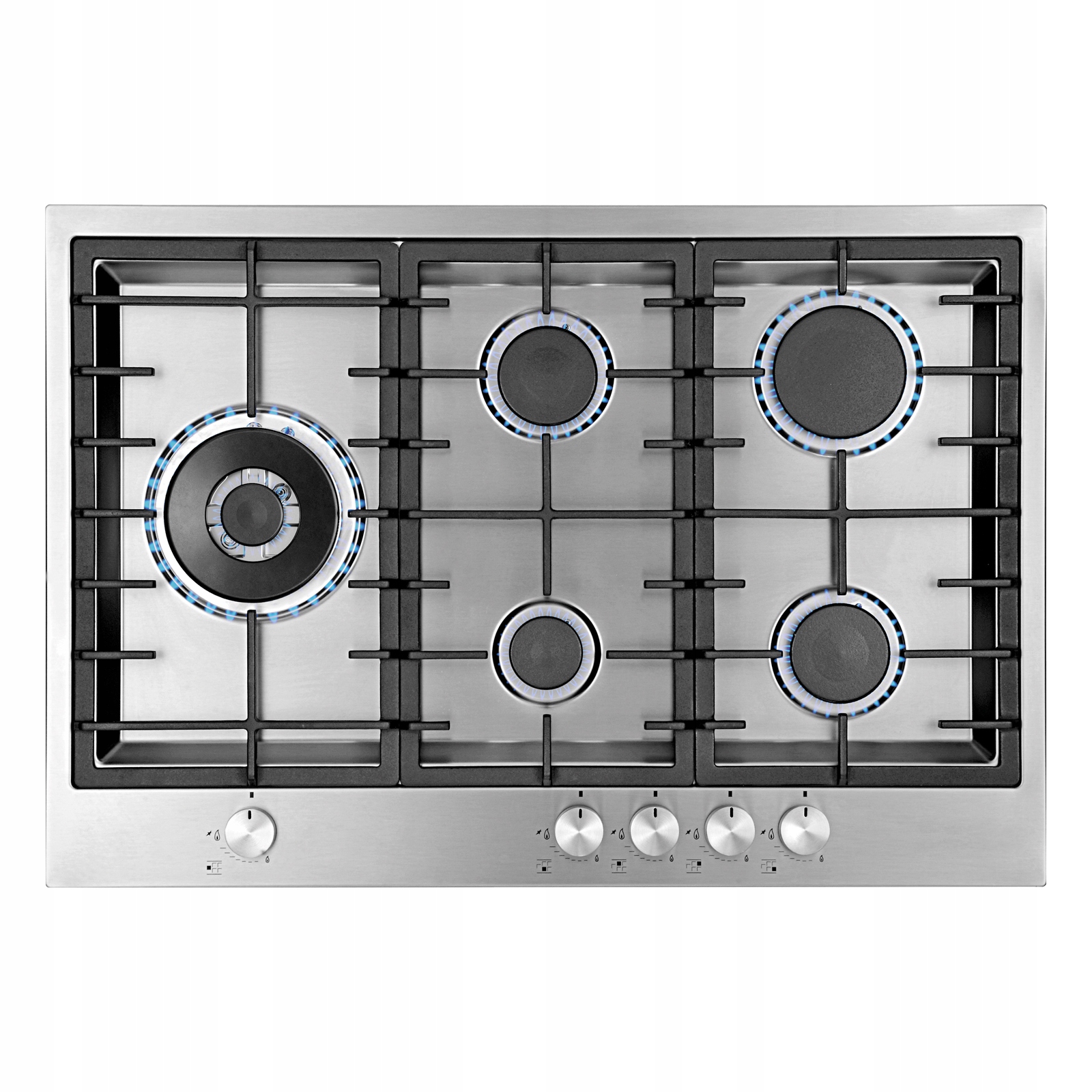 Vstavaná plynová varná doska KGH 7522 TCI X FLAT 75cm