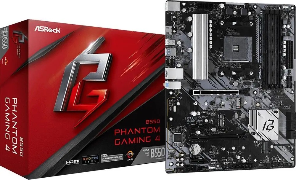 Základná doska ATX ASRock B550 Phantom Gaming 4