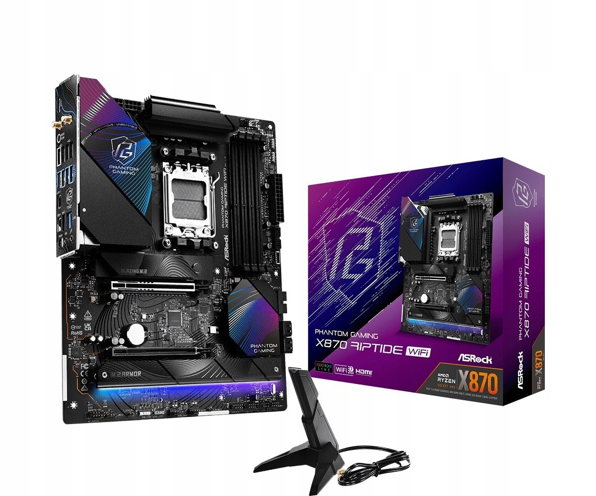 Základná doska ASRock X870 RIPTIDE WIFI AM5 DDR5 ATX
