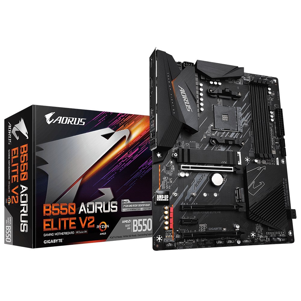 Základná doska Gigabyte B550 AORUS ELITE V2, AMD Ryzen 3000, DDR4, ATX, SATA3, M.2
