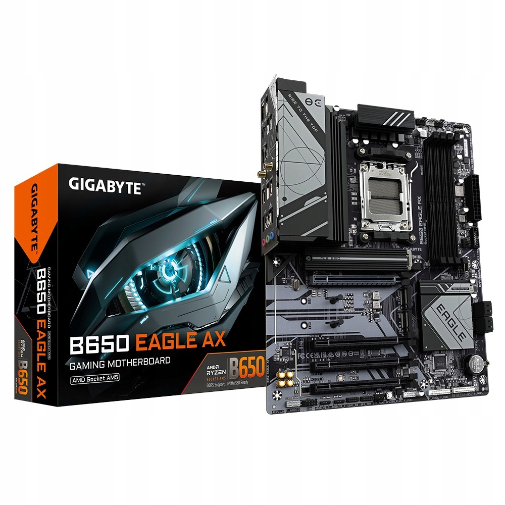 Základná doska Gigabyte B650 EAGLE AX ATX, AMD Ryzen AM5, 4x DDR5