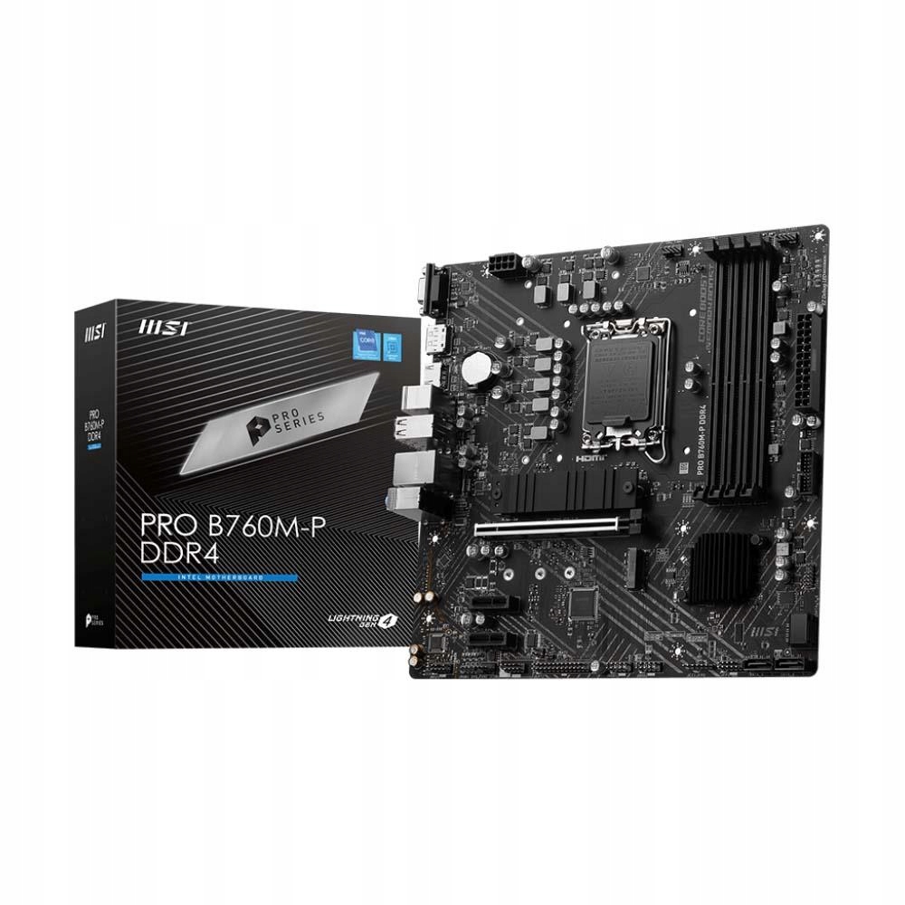 Základná doska Micro ATX MSI PRO B760M-P DDR4