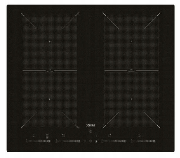 Indukčný PC BERG BRGI 64242F 7000W 59CM TIMER