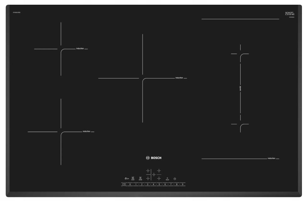 BOSCH PVW 851FB5E 80cm BOOSTER INDUCTION