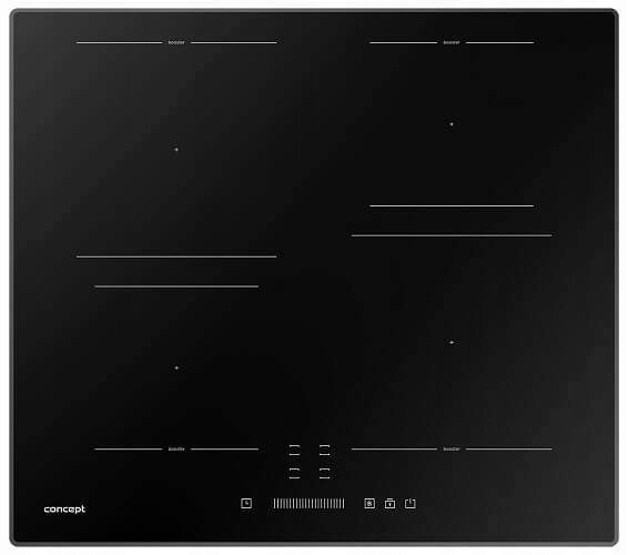 Koncepcia IDV4560bf indukčná doska čierny rám