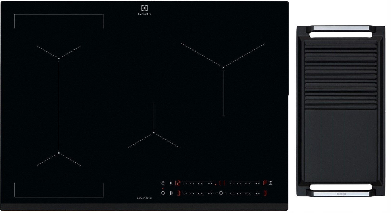SLIM-FIT EIV734 ELECTROLUX + BBQ Indukčná doska