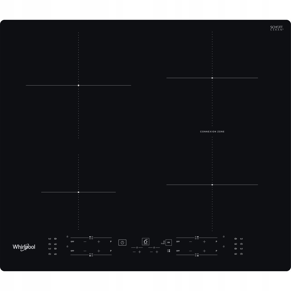 Whirlpool WB B8360 NE vstavaná indukčná varná doska