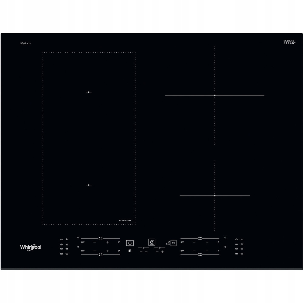 Indukčné plate.-CER WHIRLPOOL WL B4265BF / IXL