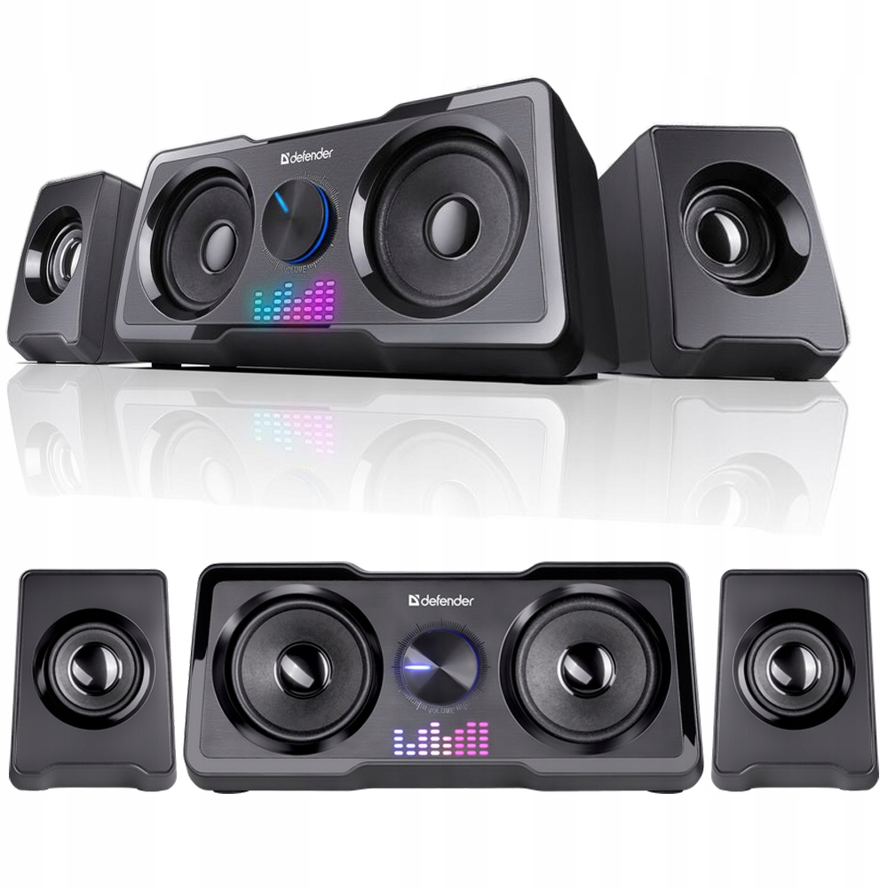 Súprava reproduktorov 2.1 Defender SOUNDWALL 16 W, čierna