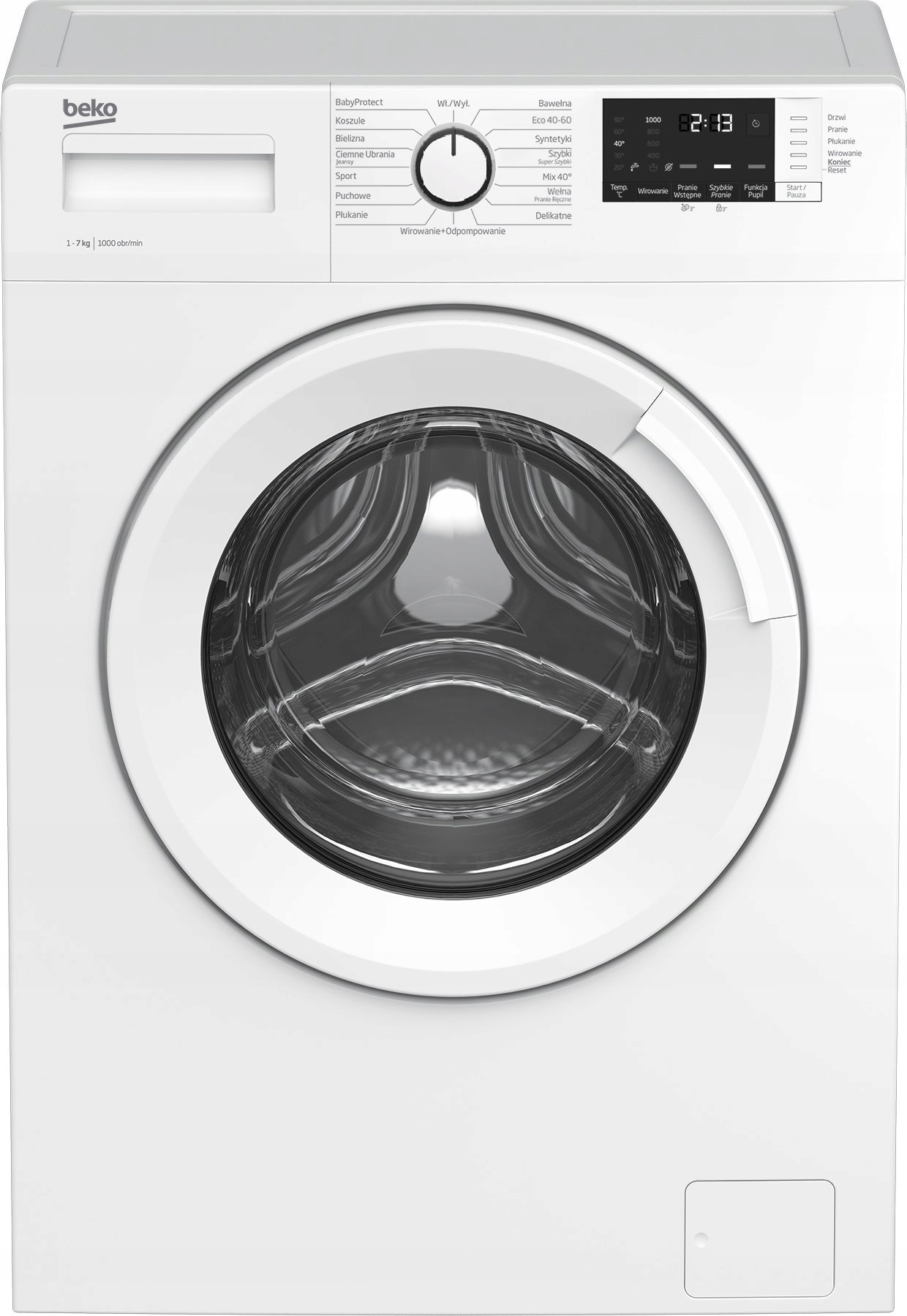 Práčka Beko WRE 7512 XWWE, náplň 7 kg 15 programov