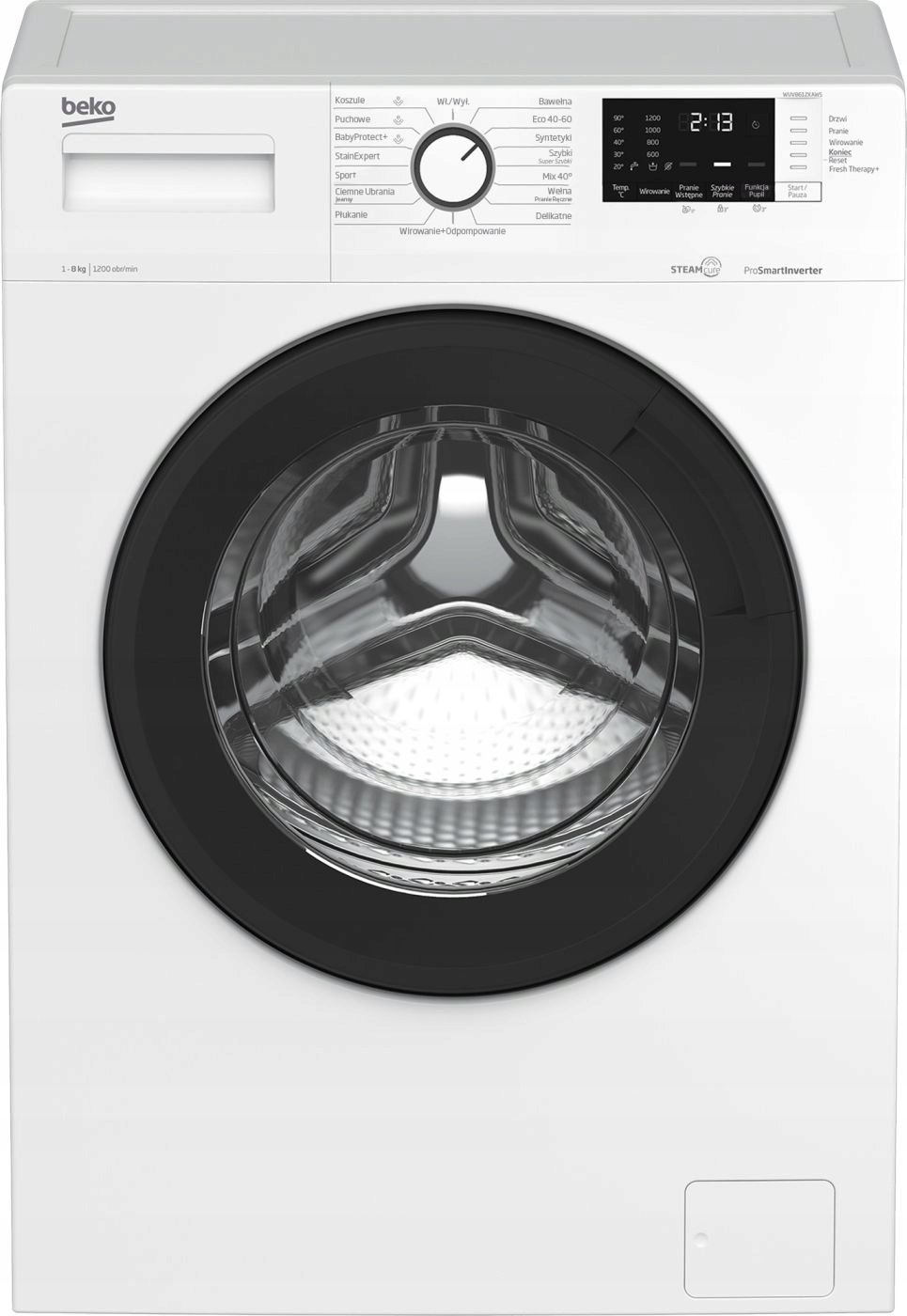 Práčka Beko Wuv8612xaws 8kg Inverter A +++ 1200 Pár