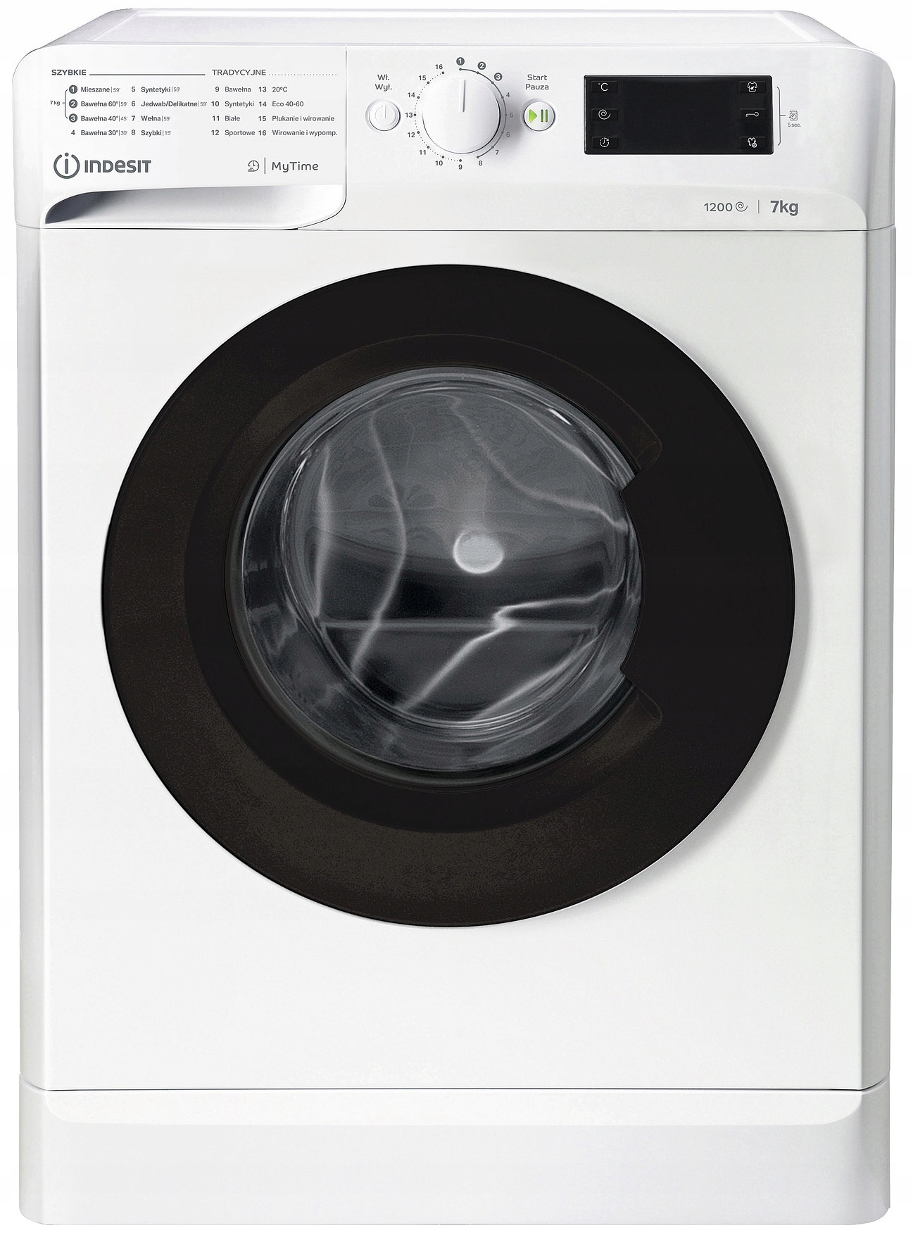 Práčka INDESIT MTWE71252WKPL 1200 Obr / min WST 7KG