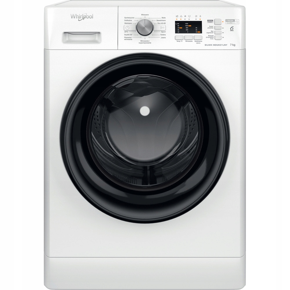 Práčka Whirlpool FFL 7238 B SK 7 kg čierne dvere
