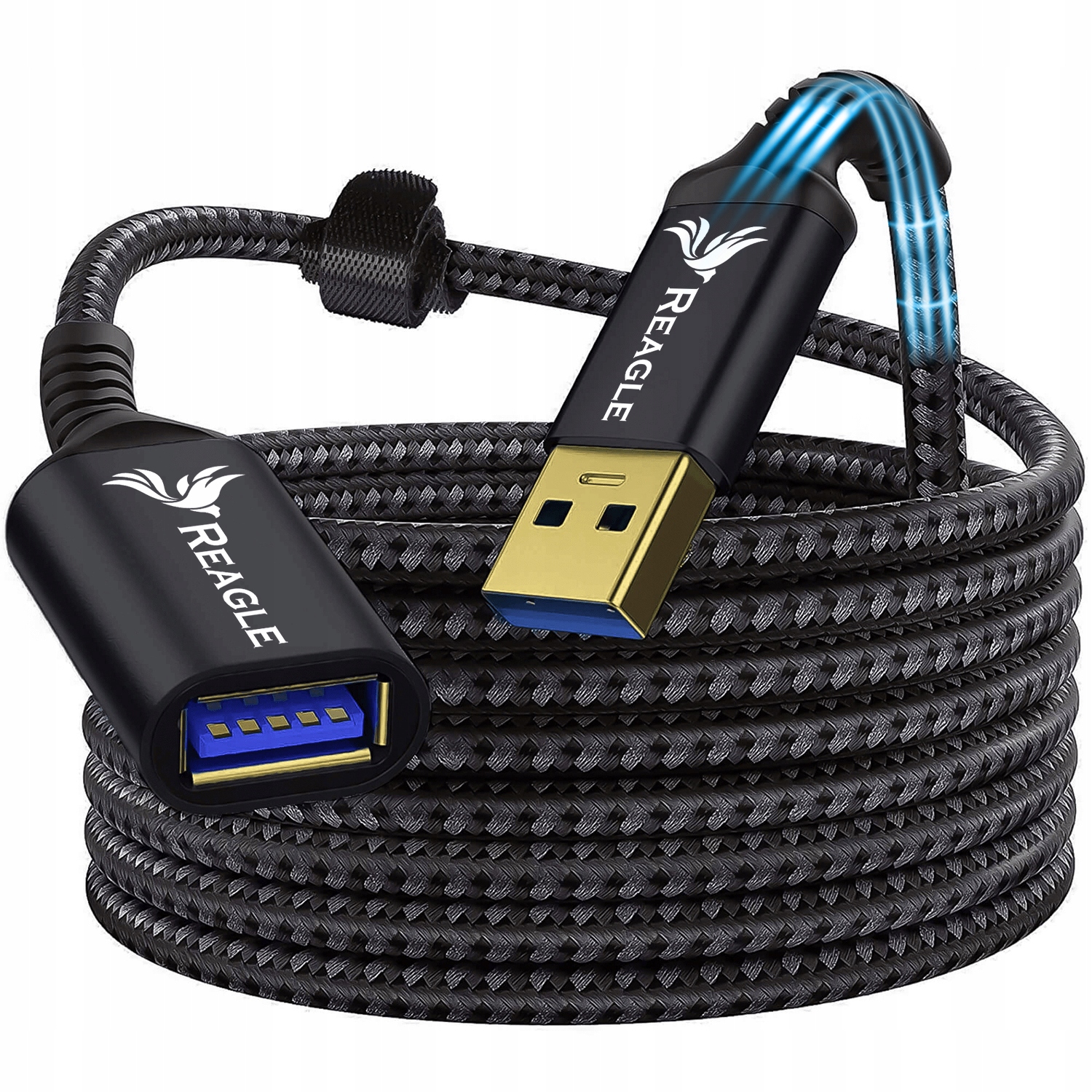 Reagle RPA500P USB predlžovací kábel 5 m čierny