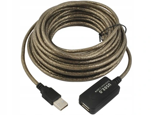 Predlžovací USB predlžovací kábel 15m aktívny kábel 2.0