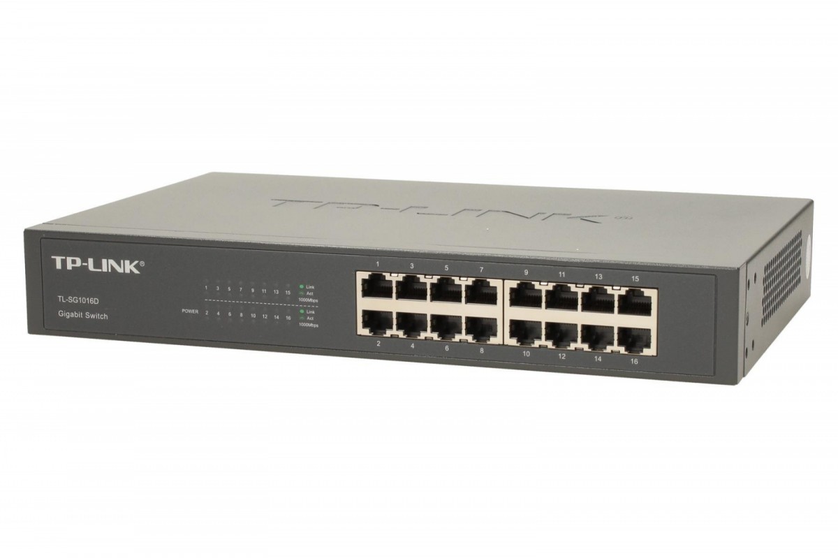 16-portový prepínač TP-Link TL-SG1016D