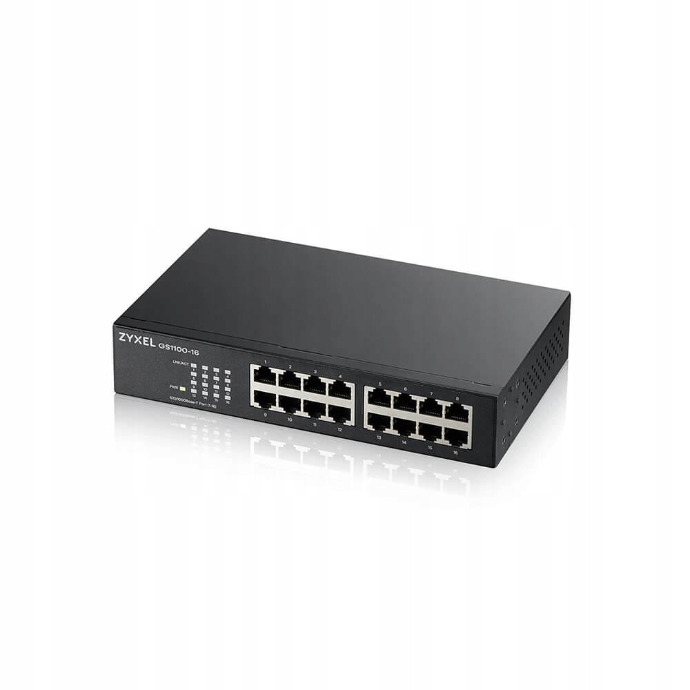 Zyxel Gs1100-16 Spravovaný gigabitový Ethernet (10/100/1000)
