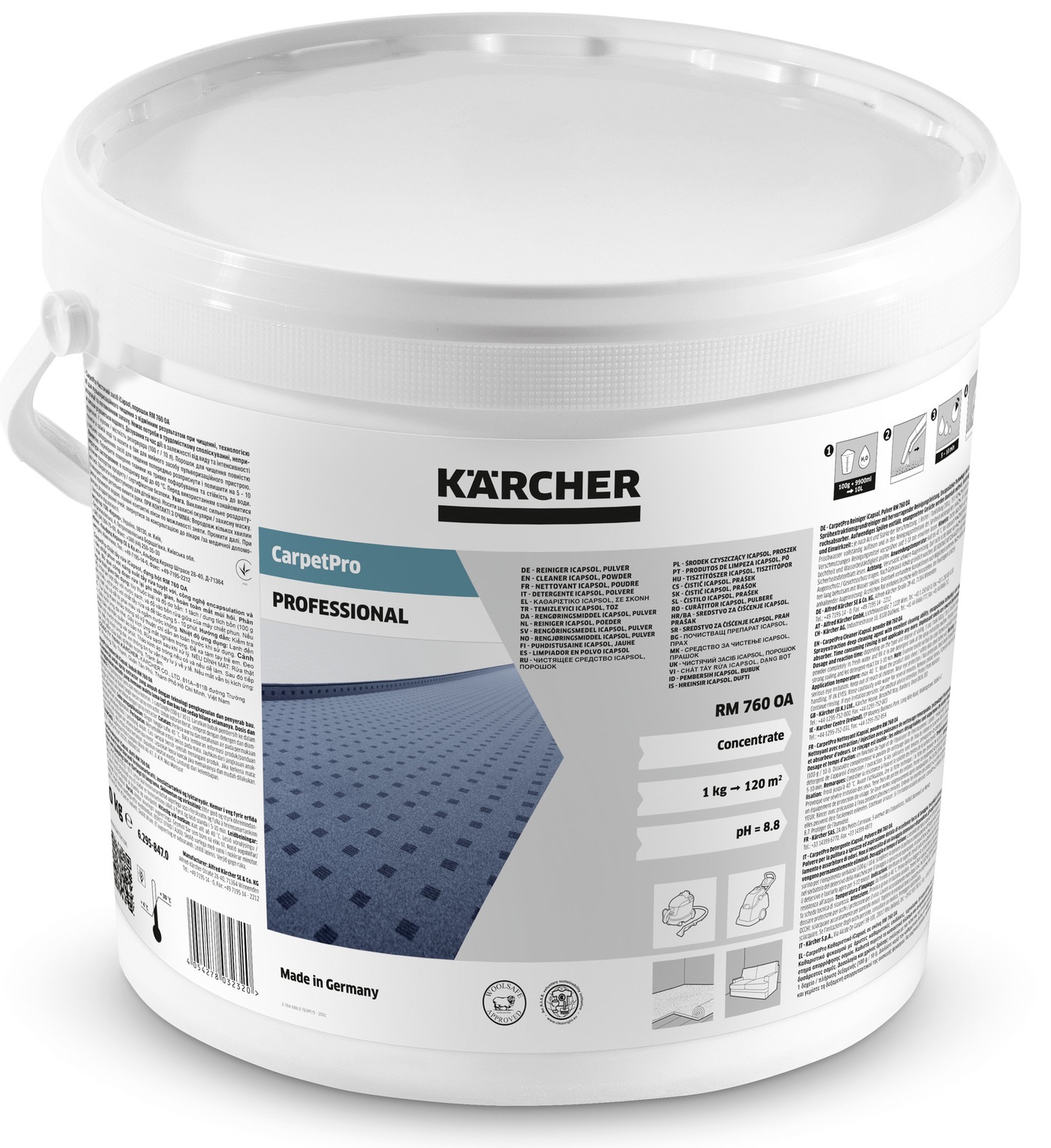 Prašujúci prášok Kärcher 10 L 1 PC.