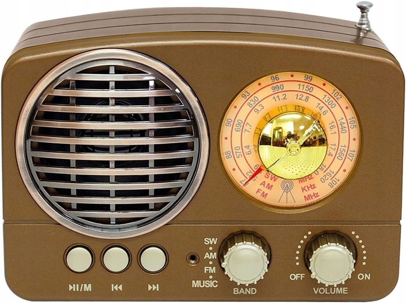 V retro rádiu, hi-fi bezdrôtovo