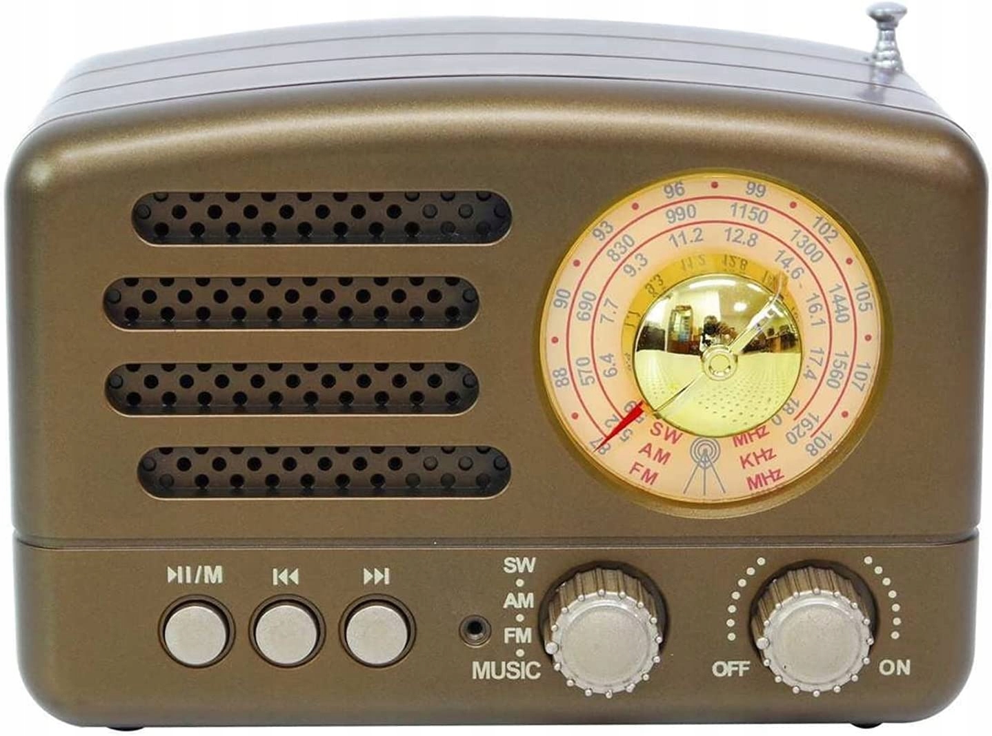 Staré staré retro rádio, AM FM SW? Nik?