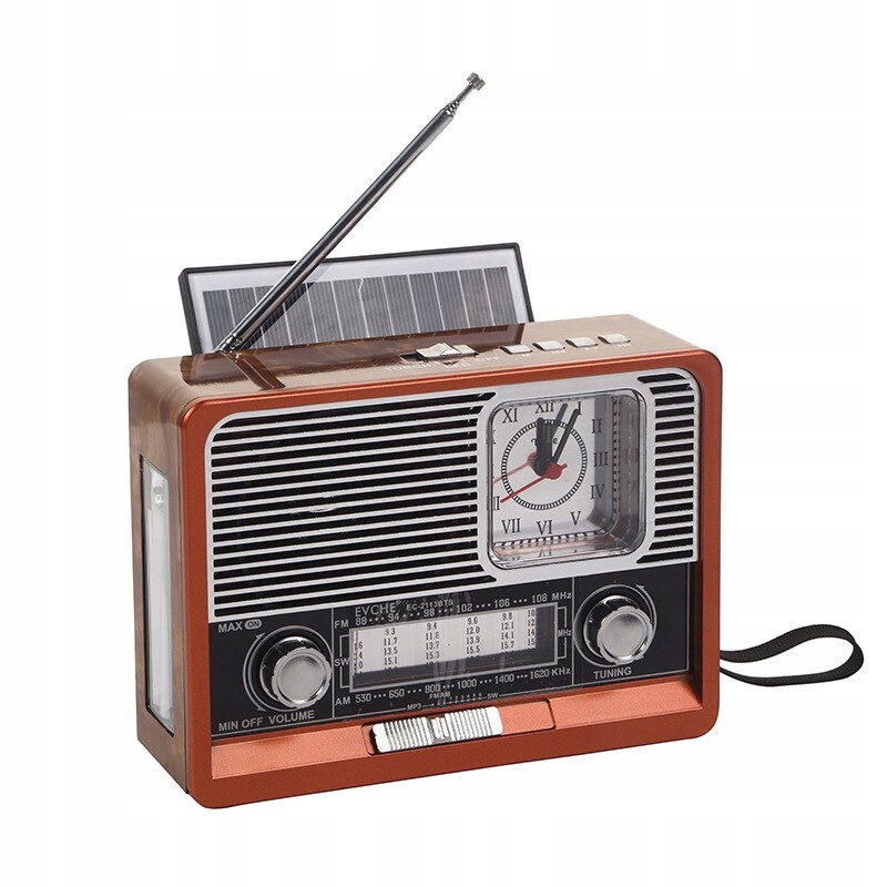 Prenosný retro FM/AM/SW1-6 Radio prijímač
