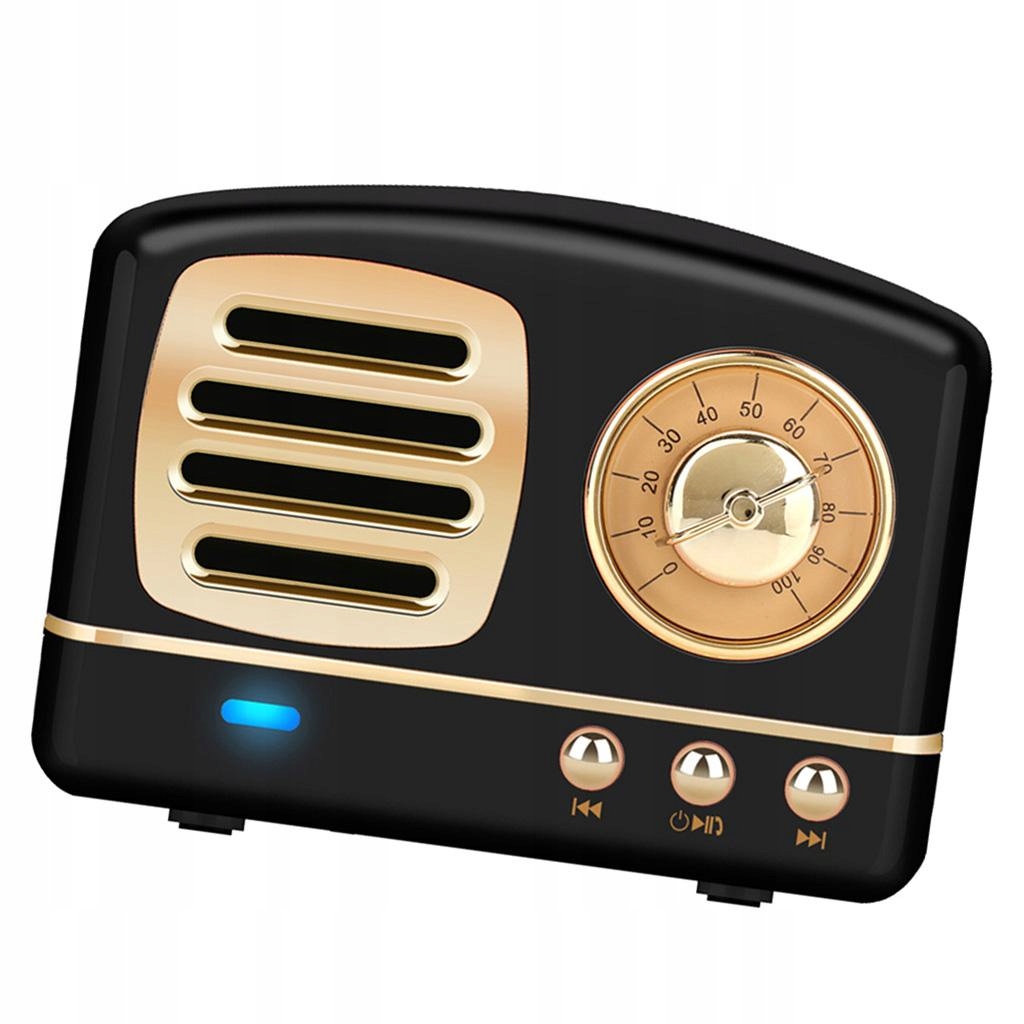 Prenosný Bluetooth vylepšený basový retro bezdrôtový