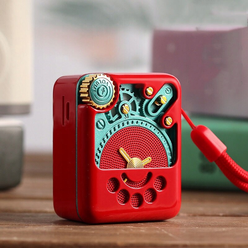 Prenosné bezdrôtové rádio retro vrecka FM