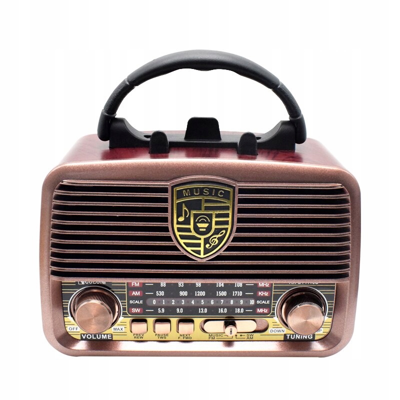 Prenosný retro solárny panel Radio RA RA prijímač