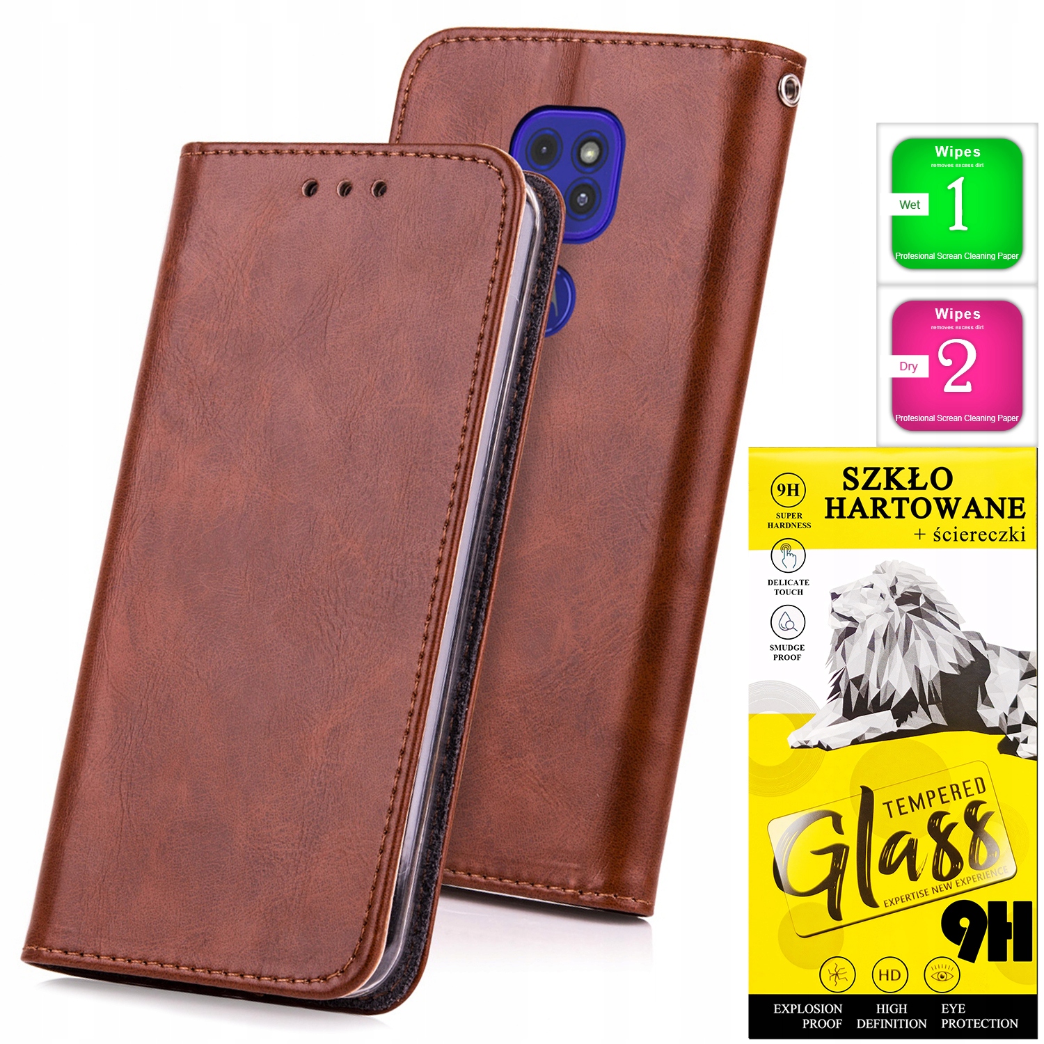 Flipové puzdro Macktel pre Motorola Moto G9 Play / E7 Plus Bluemoon BOOK CASE viacfarebné