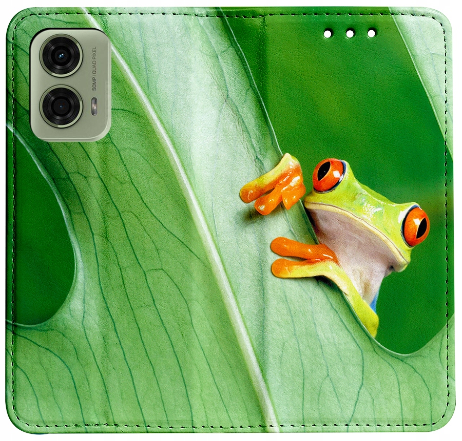 Flipové puzdro Macktel pre Motorola Moto G24 / G04 OBAL FOTO ART VZORKY viacfarebné