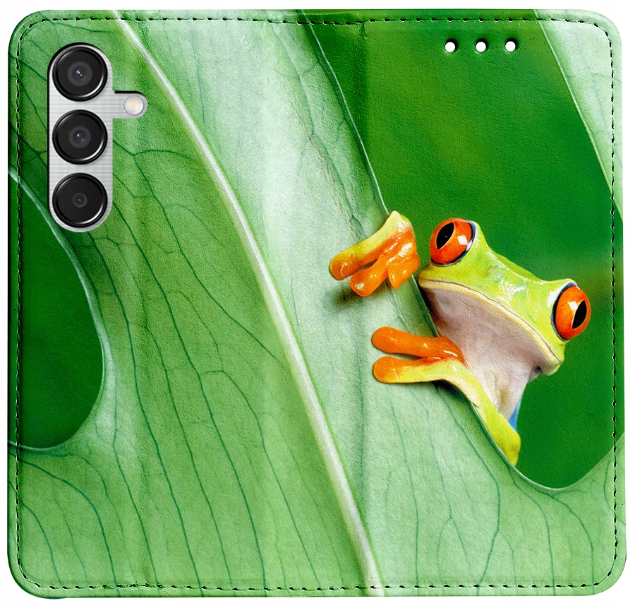 Flipové puzdro GUTCASE pre Samsung Galaxy M15 5G OBAL FOTO ART VZORKY Viacfarebné Zvieratká Motýle