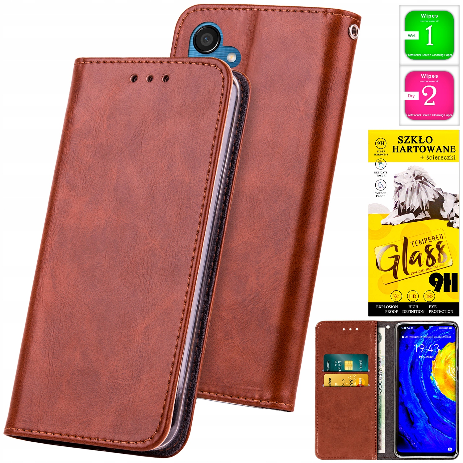 Flipové puzdro GUTCASE pre Samsung Galaxy M15 5G Bluemoon Magnet BOOK CASE viacfarebné