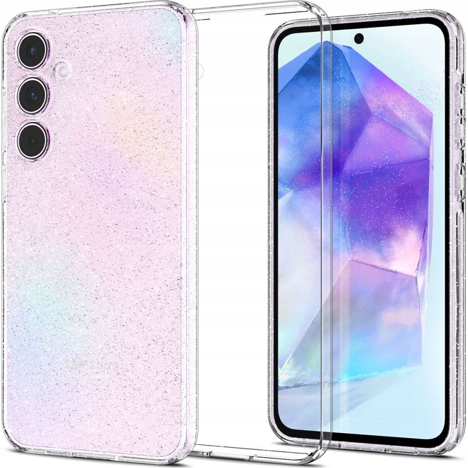 Zadné strany Spigen pre Samsung Galaxy A55 5G Liquid Crystal bezfarebné
