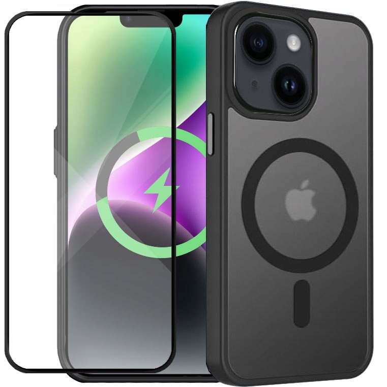 gsmStyle zadná strana pre kryt Apple iPhone 14 Plus Magsafe, čierny