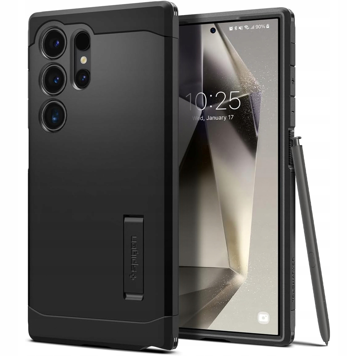 Zadné strany Spigen pre Samsung Galaxy S24 Ultra Tough Armor black