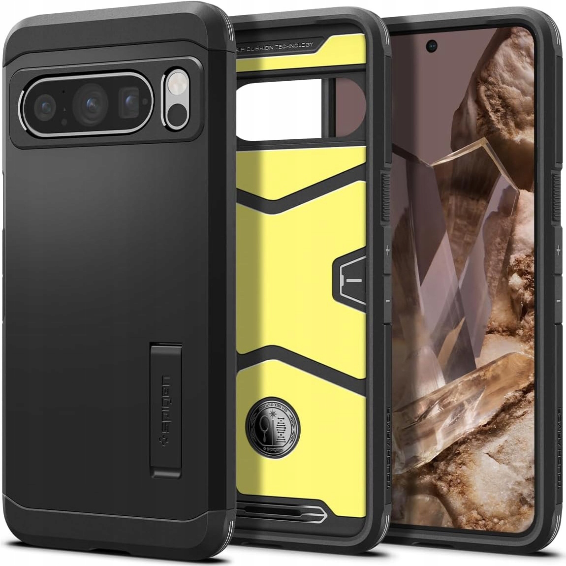 Chrbát Spigen Tough Armor pre Google Pixel 8 Pro, čierny