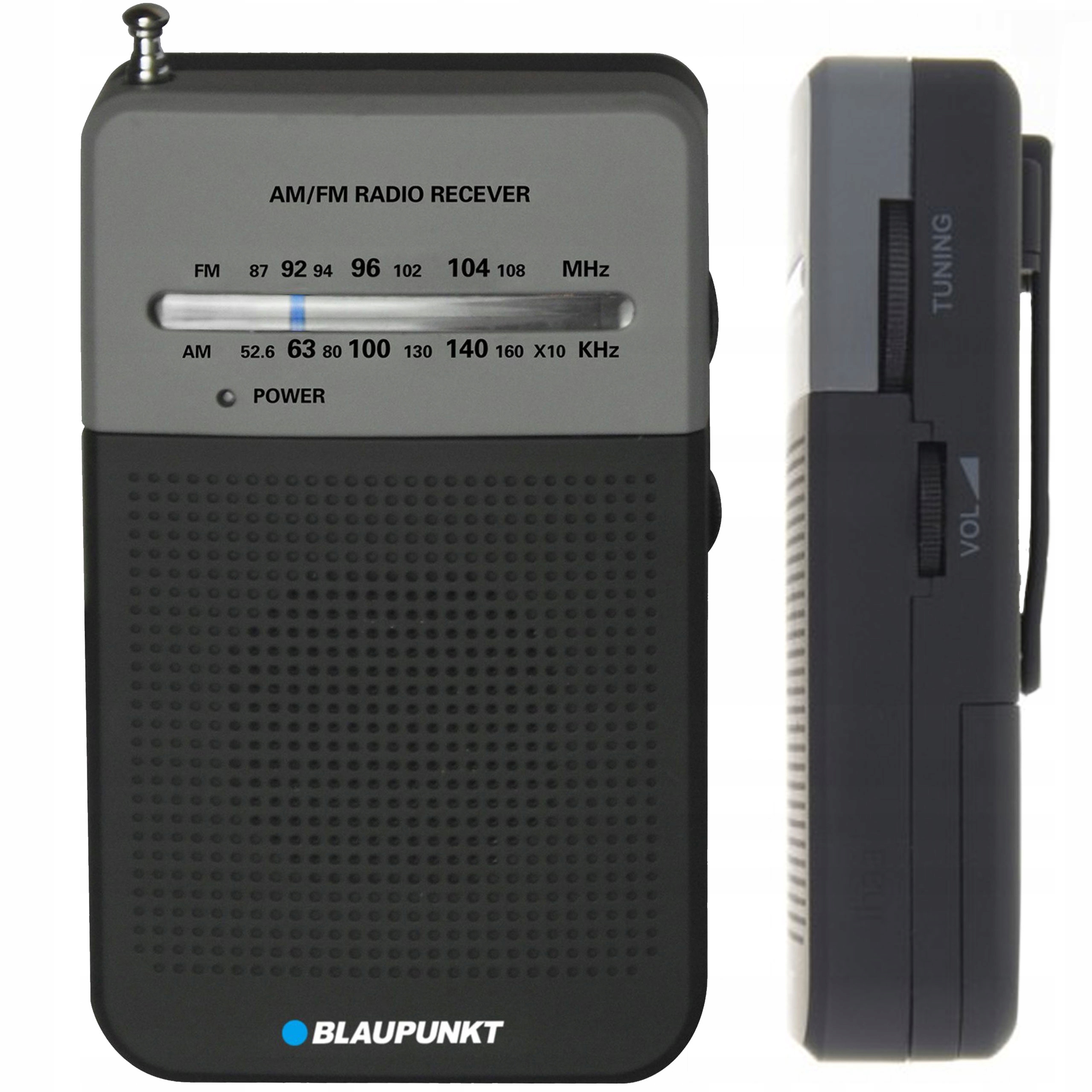 Rádio batéria AM, FM Blaupunkt PR3BK