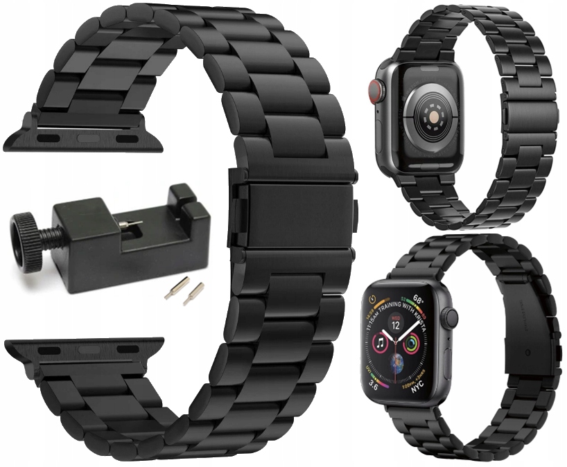 Náramok O-CLOCK pre Apple, čierny