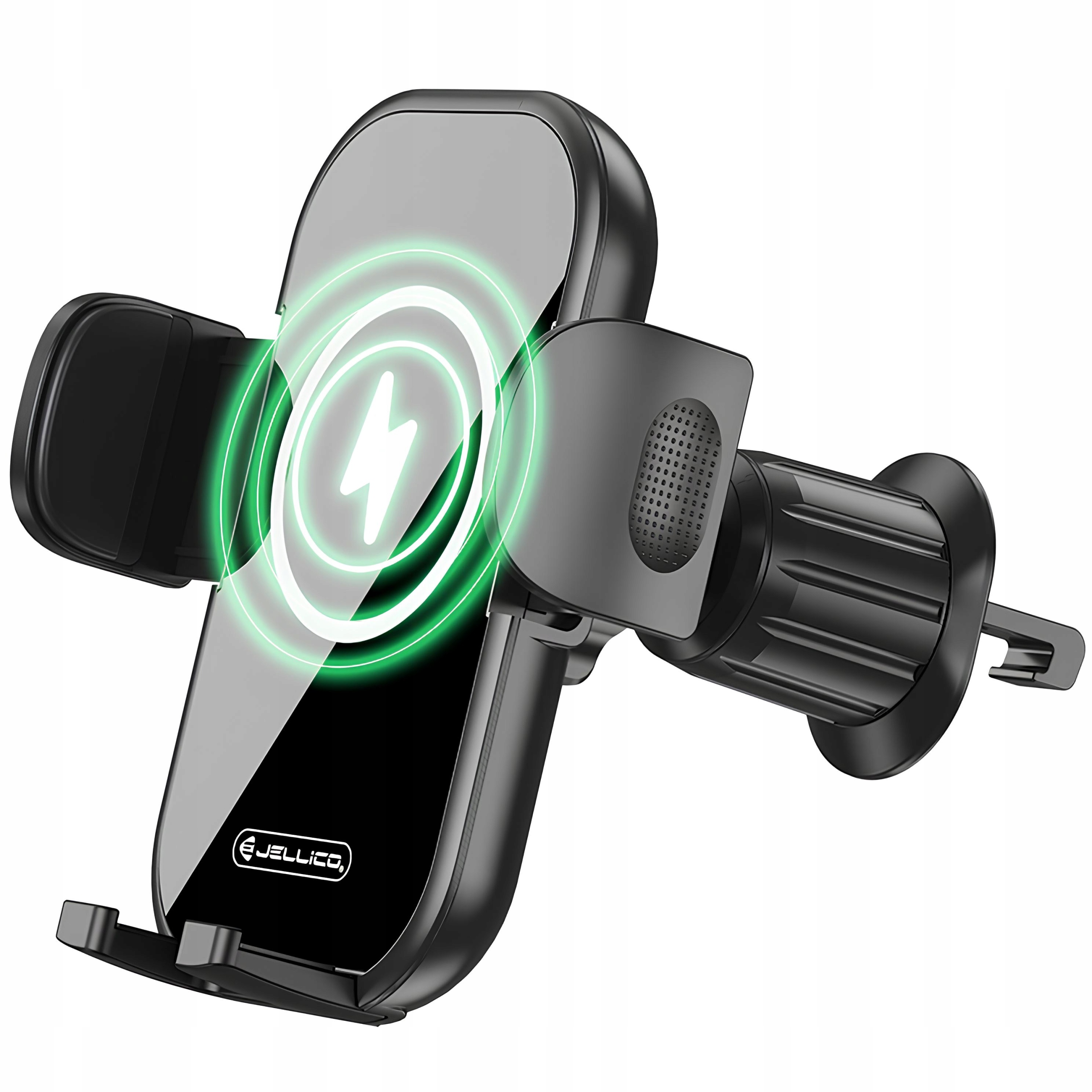 Držiak vetracieho otvoru JELLICO čierny + kábel Belkin USB-C - USB-A 3.1, 1m čierny