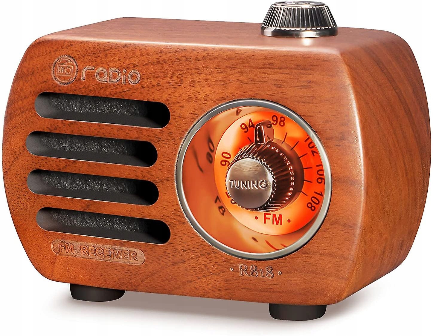 R-818 Mini FM Radio, Retro Radio, Bluetooth