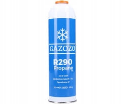 R290 chladiva Propán 370 g + ventil