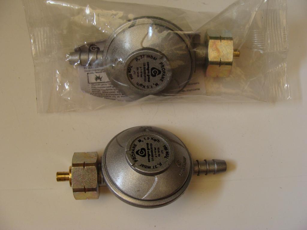 Propane butane reduktor, 37mbar, cena za 10 ks, gliwice