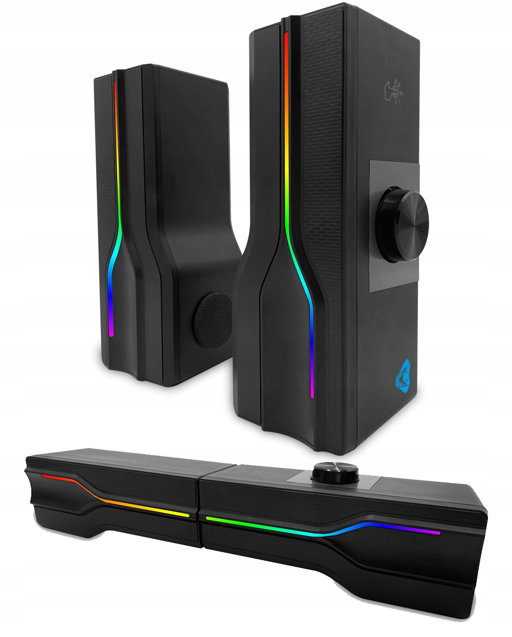 Sada prenosných stereo reproduktorov pre Android 8W HITELO čierna