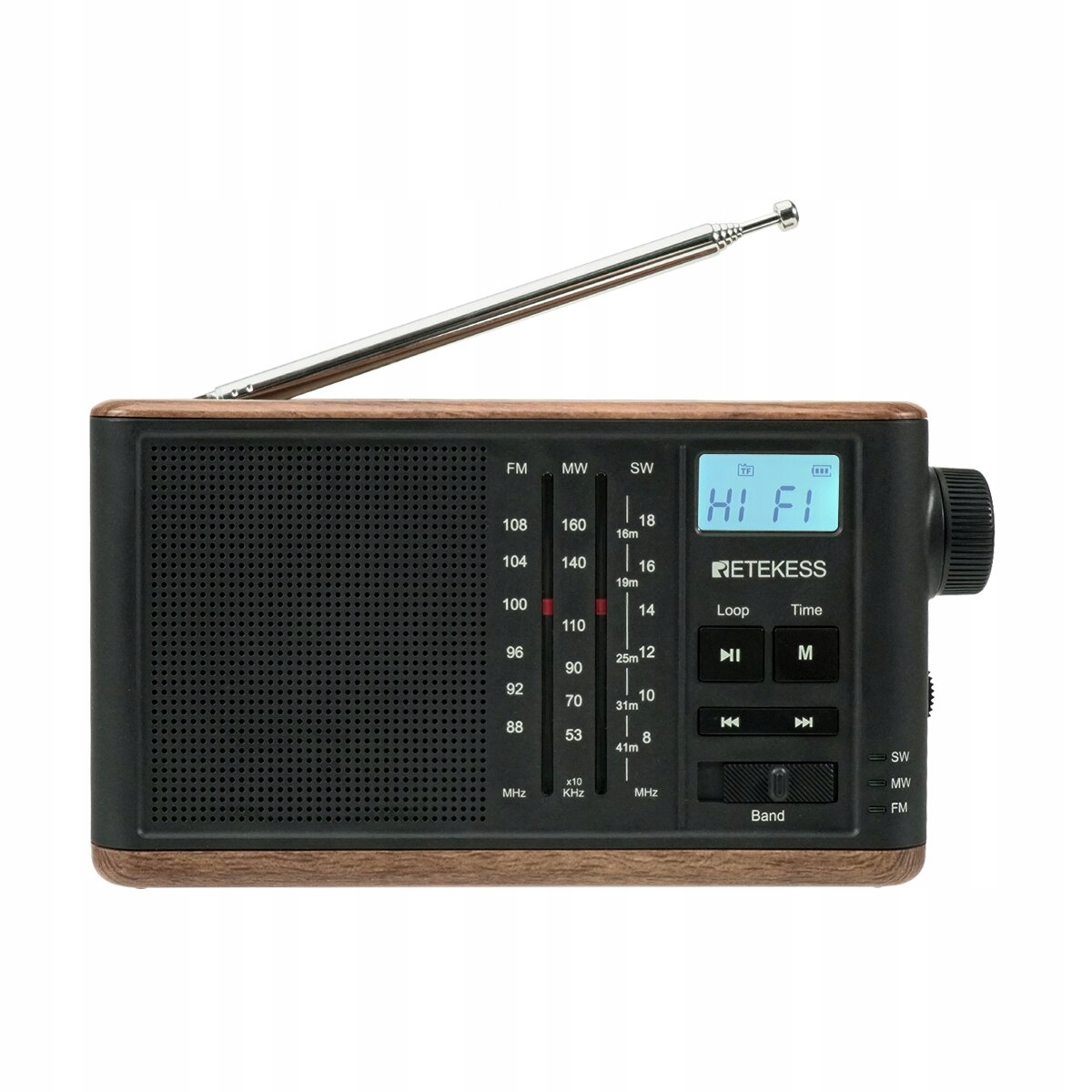 Rettekess tr613 prenosný retro fm/am/sw 3 s