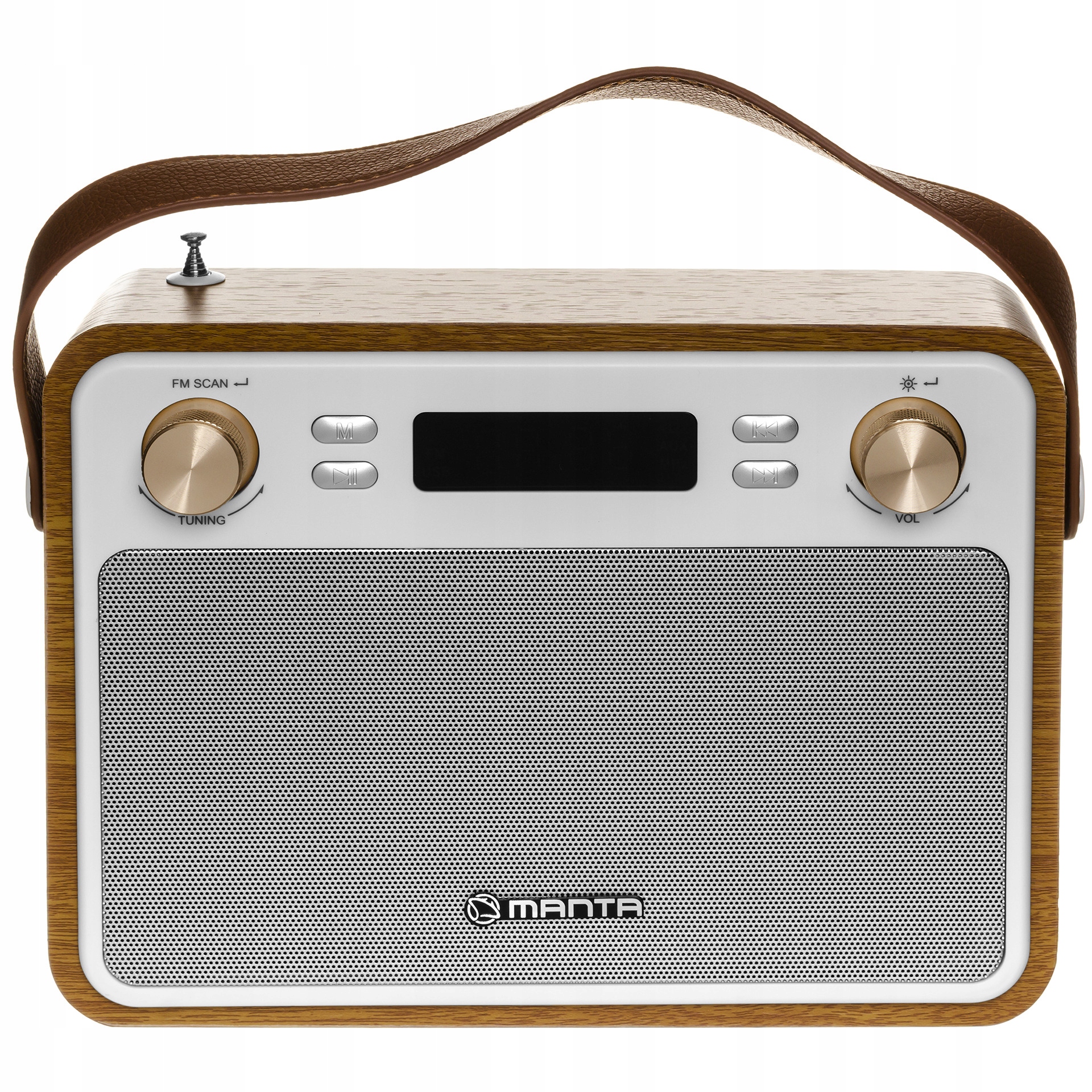 Rádio manta rdi915x hnedá