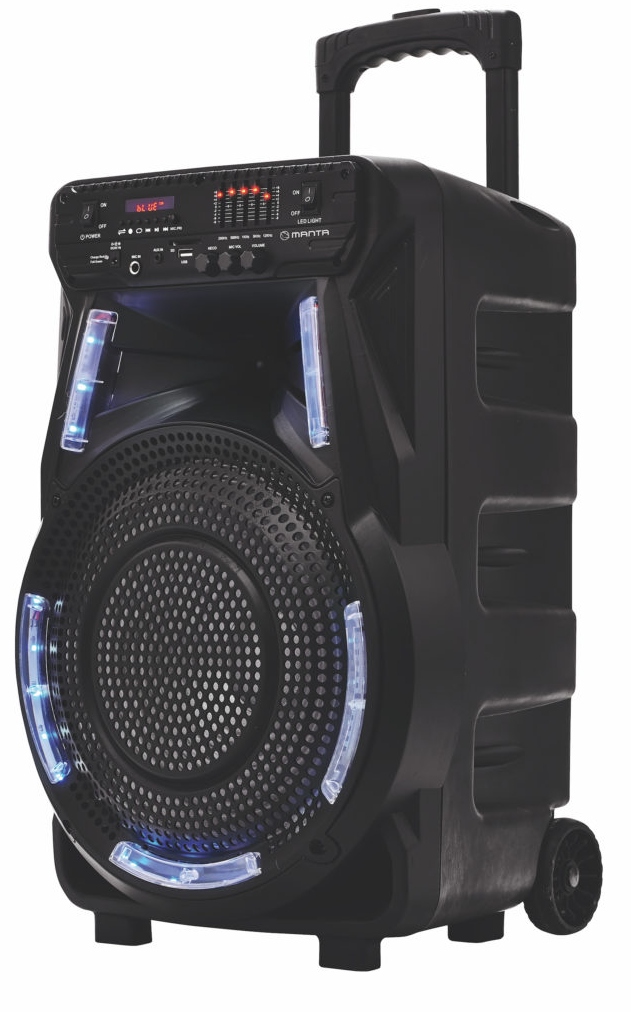 Prenosný reproduktor Manta SPK5033, čierny, 40 W