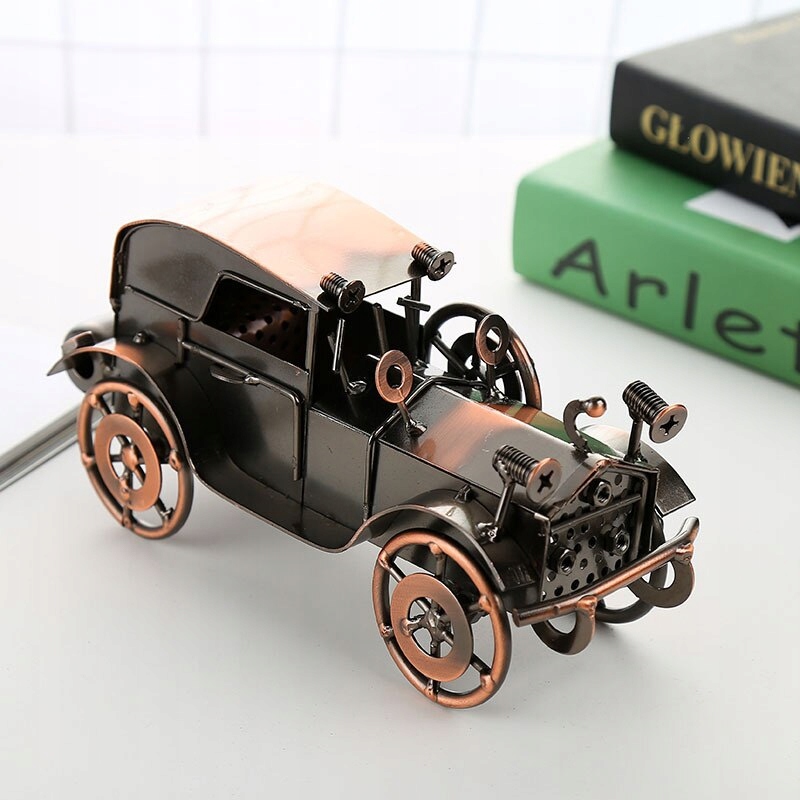 Retro zliatiny Classic Car Model Ozdoby kreatívne